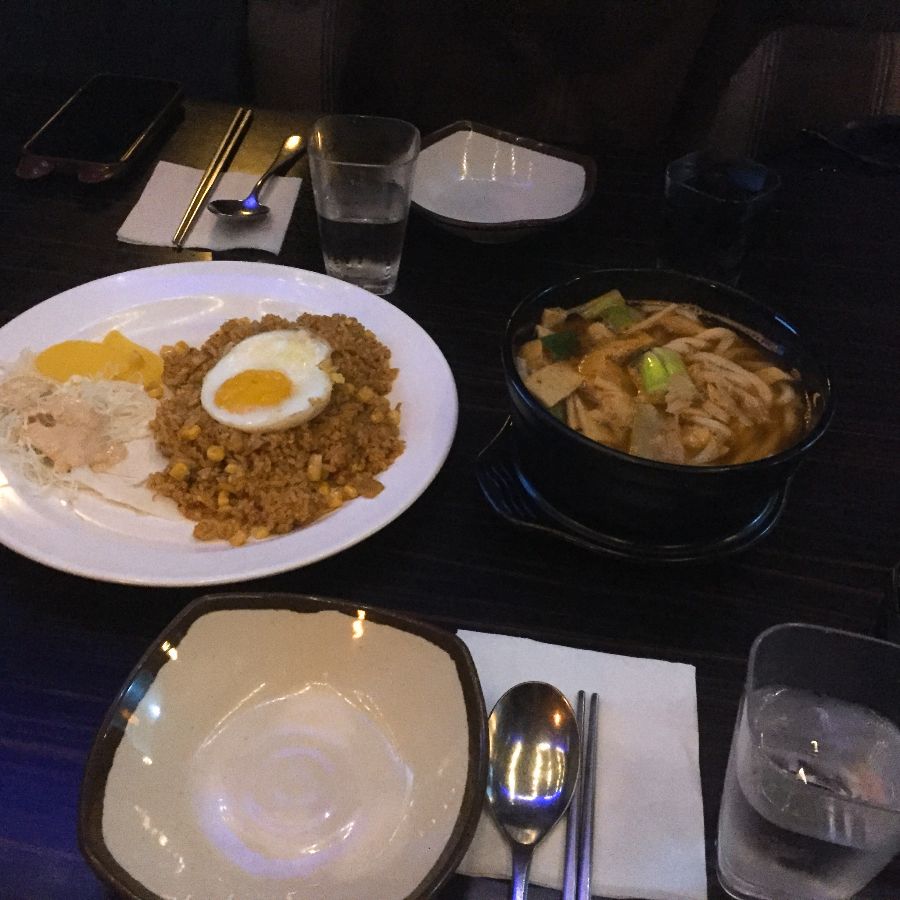 하트타임 김치볶음밥과 김치우동