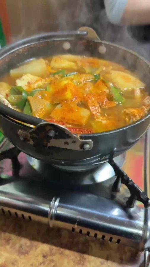 보글보글 끓는 꽃게탕