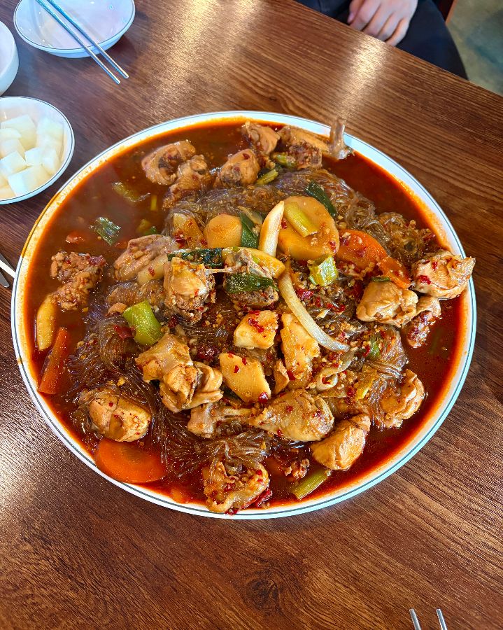 푸짐한 찜닭