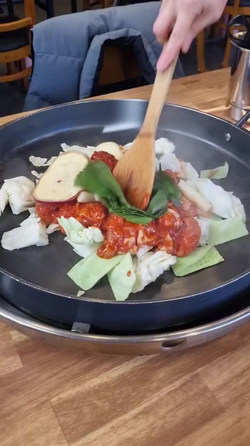 닭갈비 조리 과정