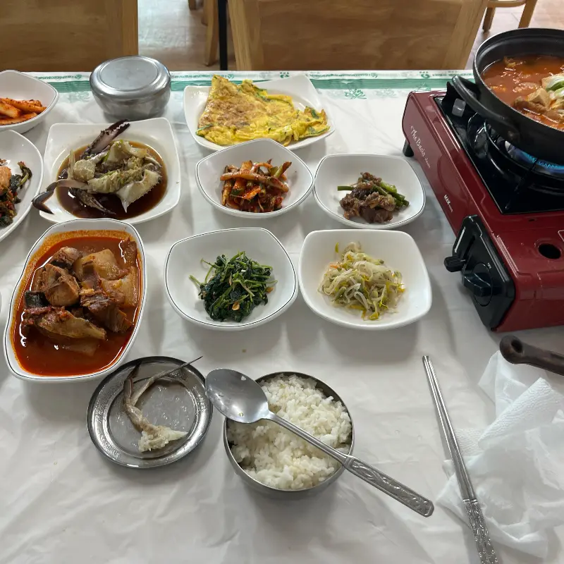 간장게장 한상차림