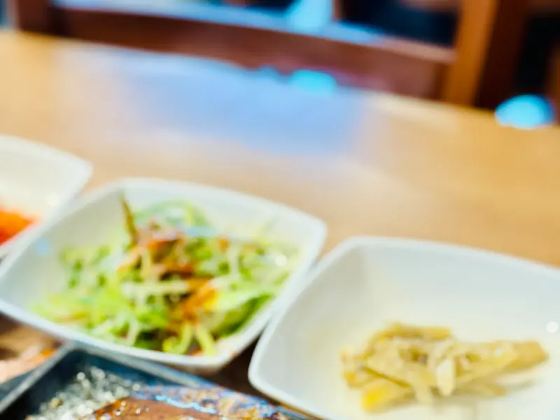 밑반찬 클로즈업