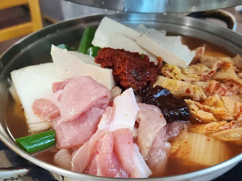 김치 제육볶음의 모습