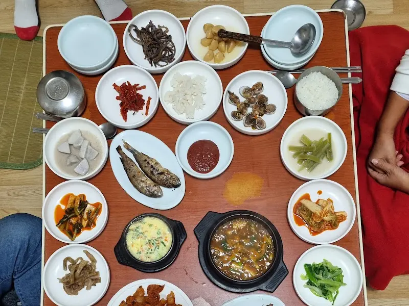 한상차림 항공샷