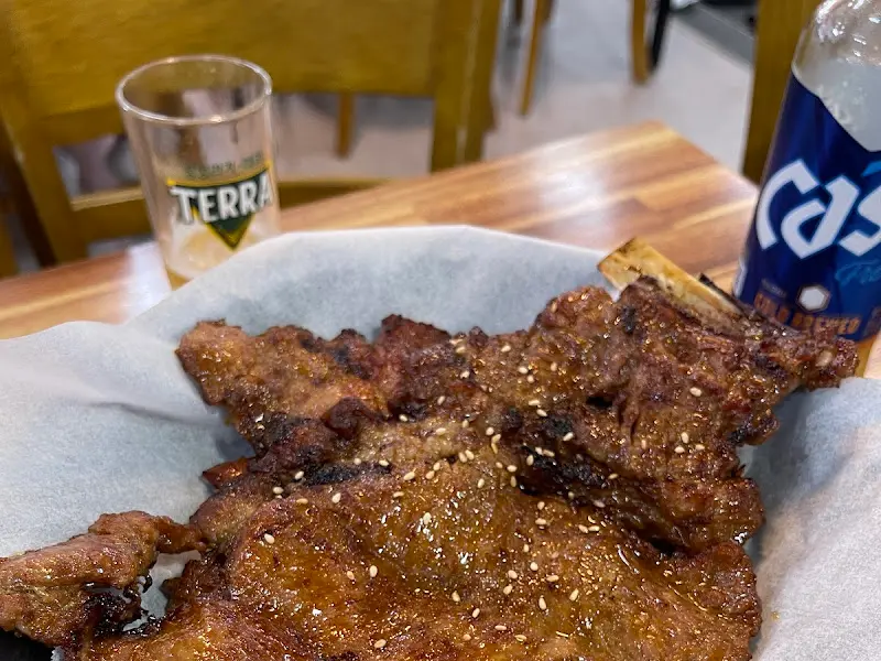 돼지갈비 근접샷