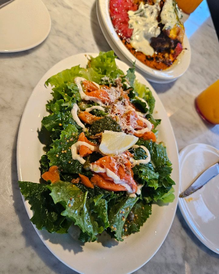 메리퀸즈의 라자냐와 샐러드, 완벽한 조합