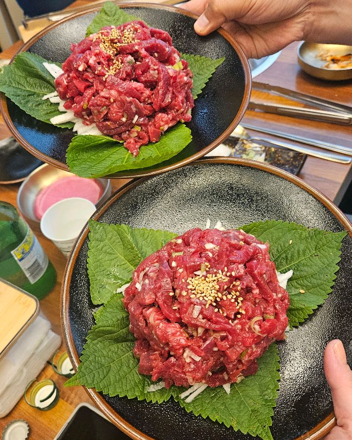 신선하고 퀄리티 좋은 육회