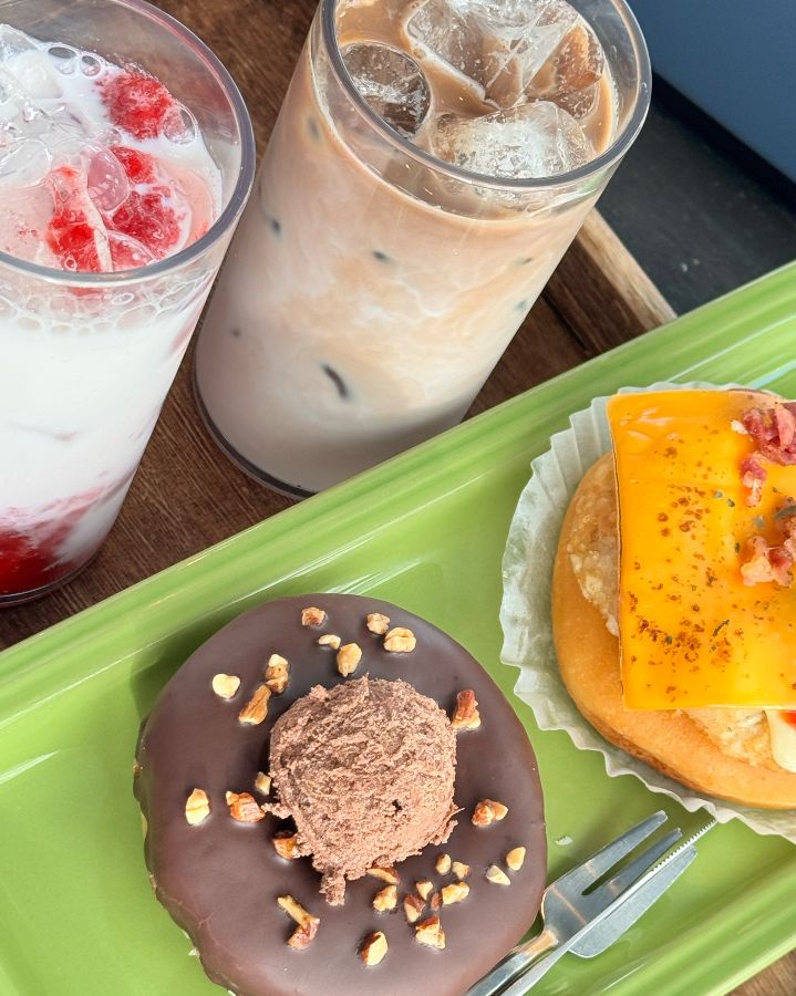 독특한 비주얼의 해쉬 UP! 감자 도넛