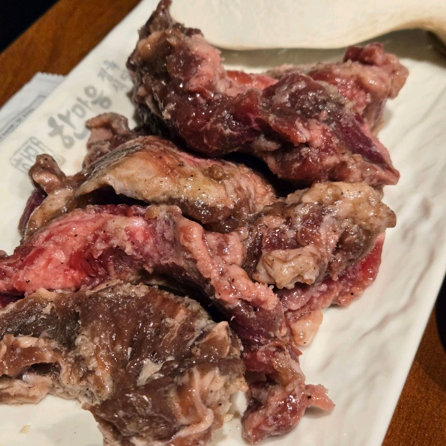 신선한 소고기 모듬