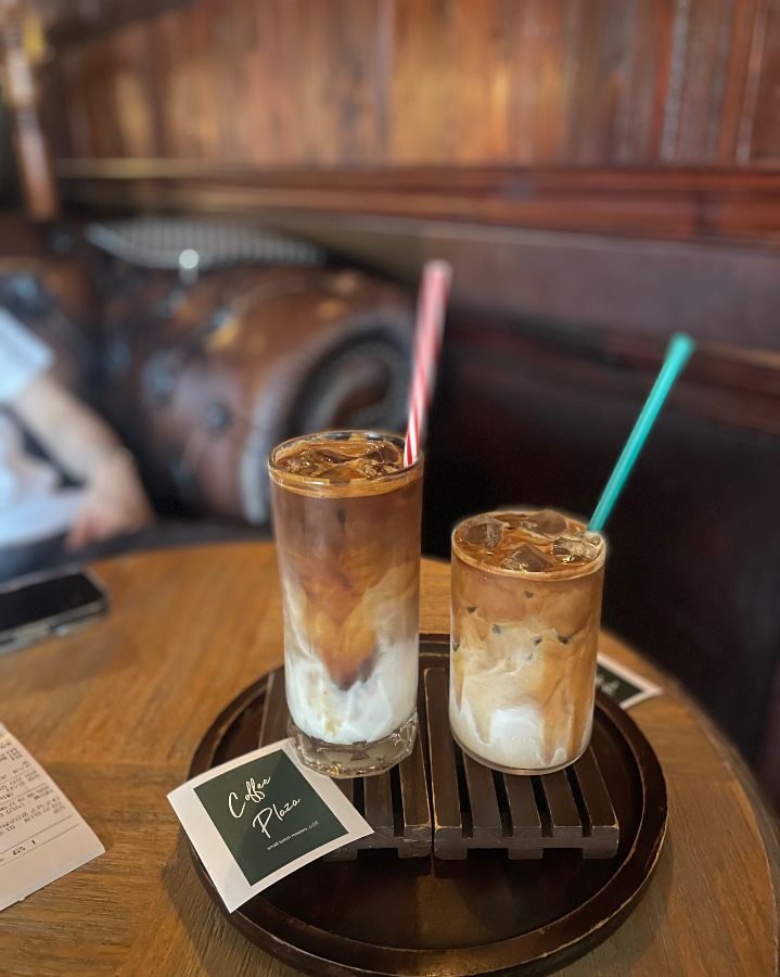 커피플라자의 라떼