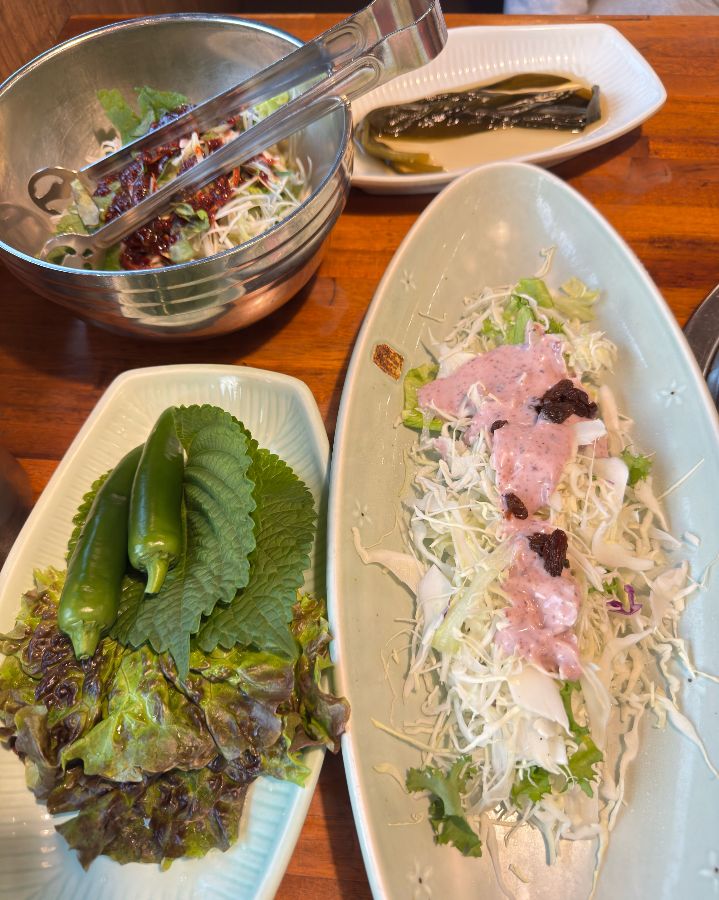 소반 자산동점 밑반찬