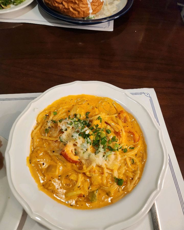 보기만 해도 군침이 도는 명란 크림 파스타의 자태