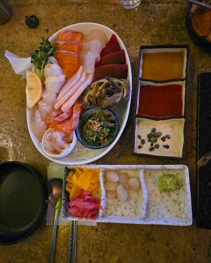 신선함이 가득한 모듬 사시미