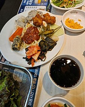 다양한 사이드 메뉴들