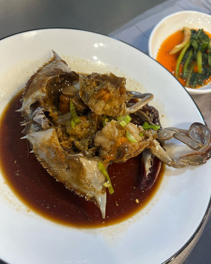 신선한 간장 게장