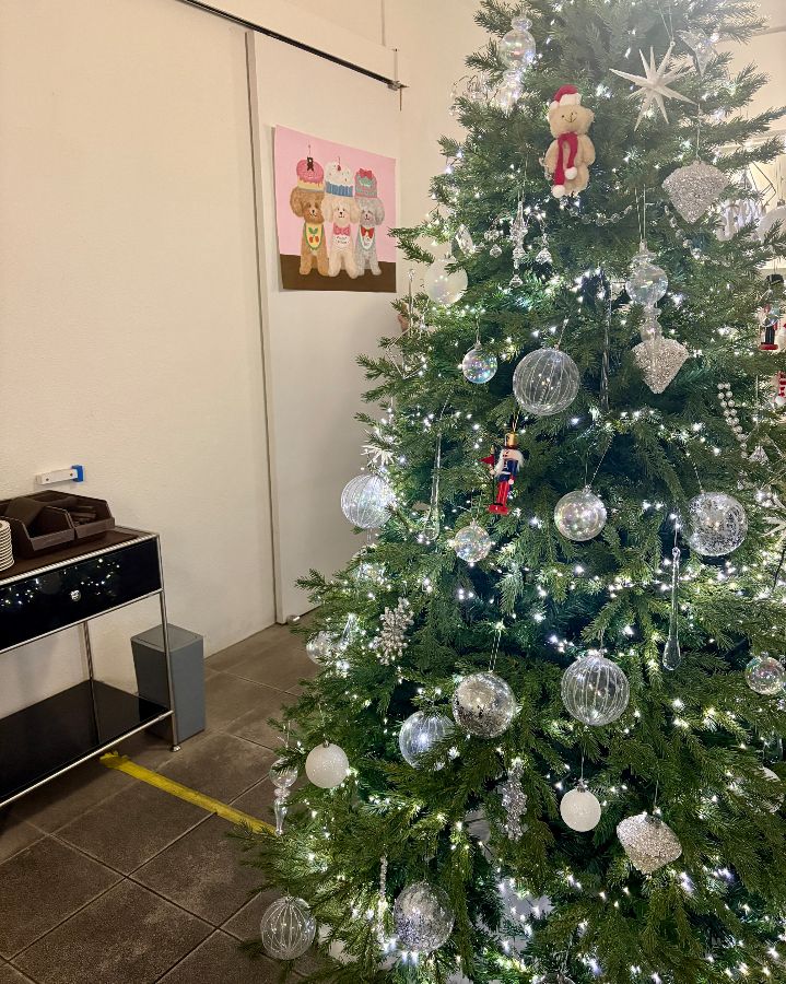 또 다른 각도에서 바라본 레브의 크리스마스 트리 장식