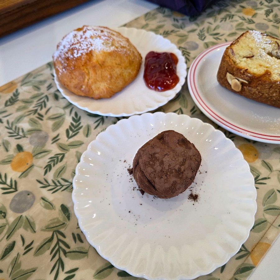 앙증맞은 디저트 플레이팅