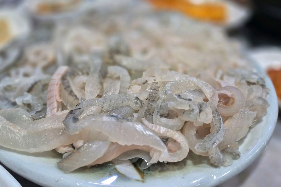 신선함이 느껴지는 활어회