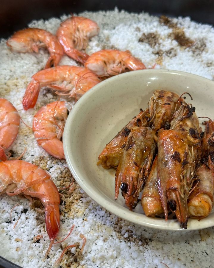 새우구이 근접샷