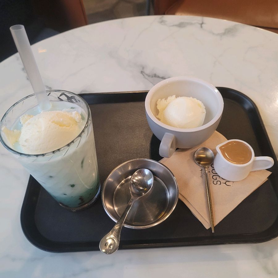 아포가토와 민트라떼