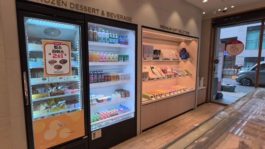 뚜레쥬르 음료 냉장고