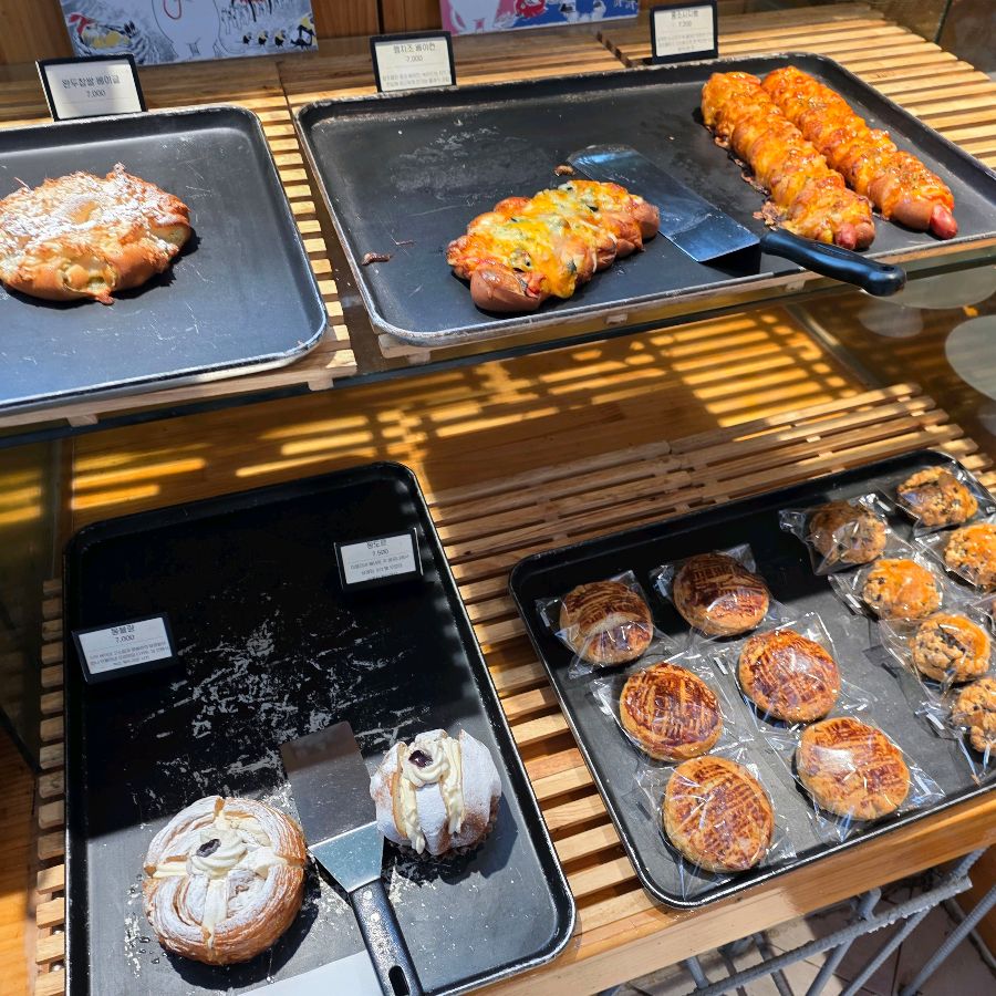 다양한 종류의 빵들