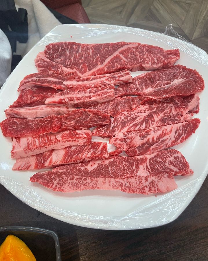 신선한 한우 모듬