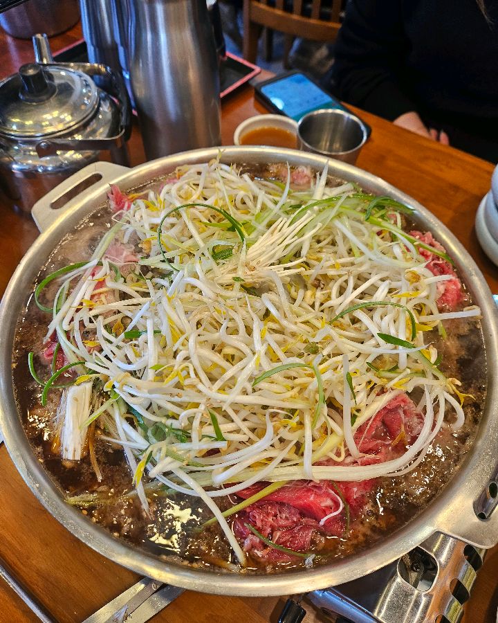 서울식 불고기의 풍성한 비주얼