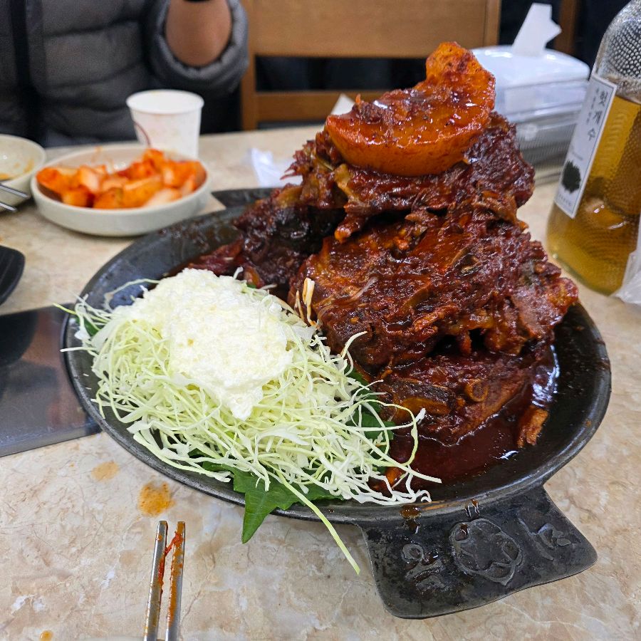 뼈구이의 비주얼