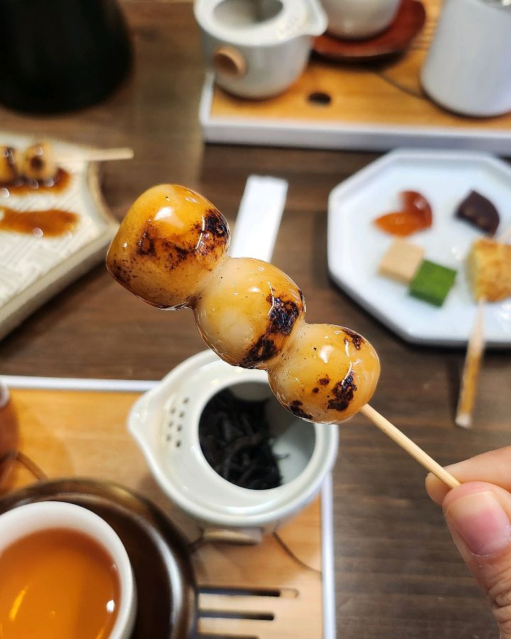 윤기가 흐르는 쫀득한 당고