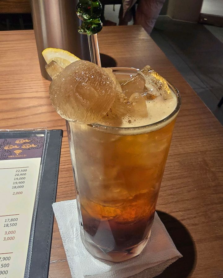 상큼한 하이볼 한 잔으로 하루를 마무리