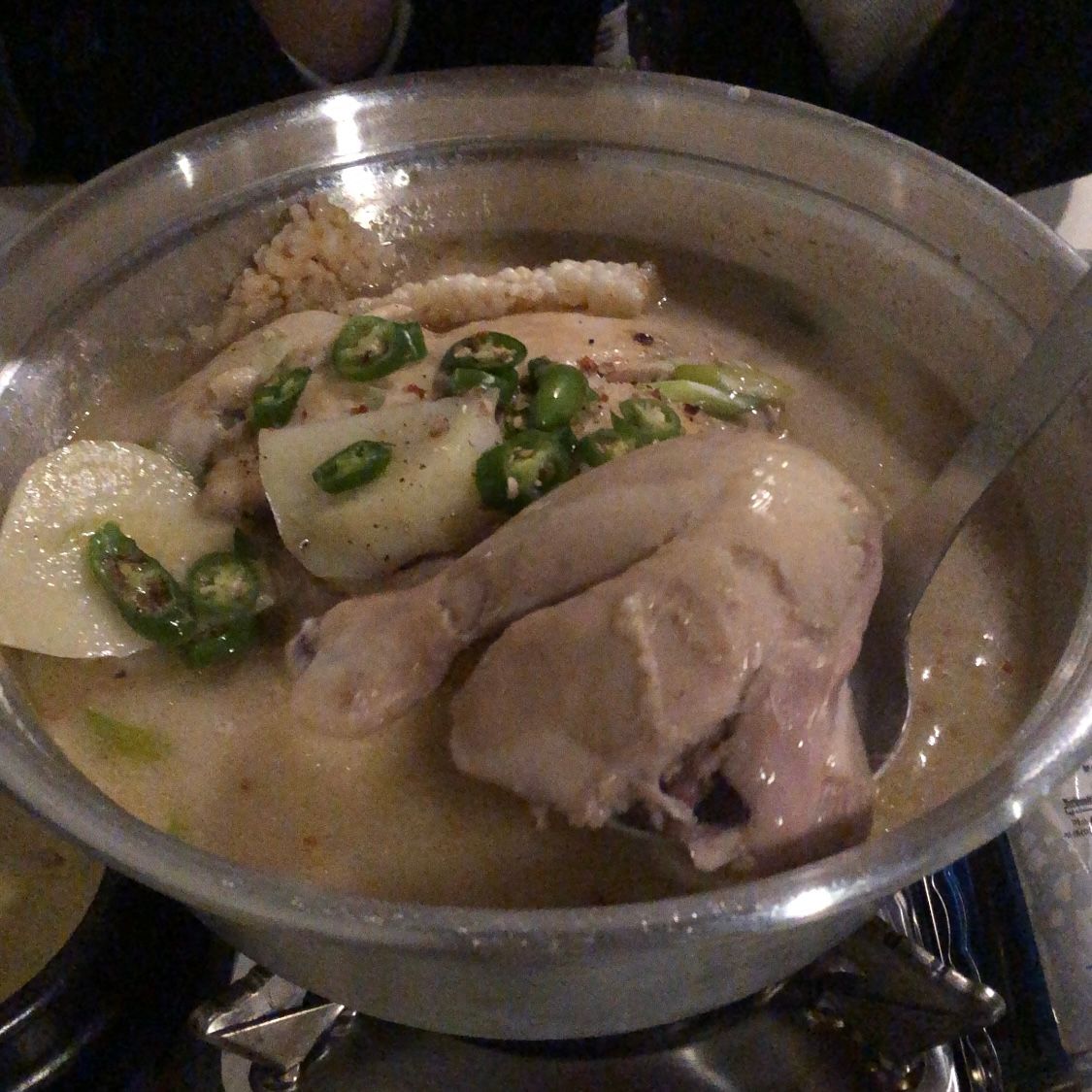 만수무강의 닭곰탕