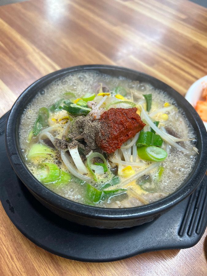 현자네순대국밥 순대국밥 비주얼