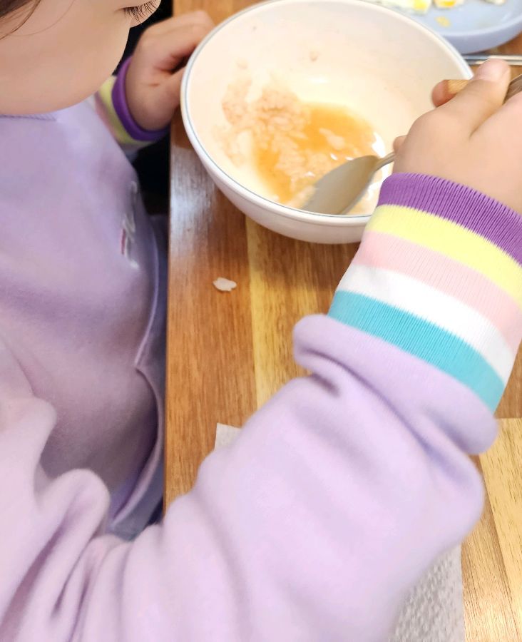 아이와 함께 방문한 손님