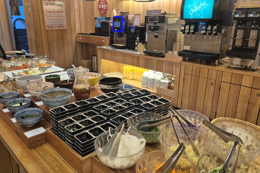 커피와 음료, 디저트 코너