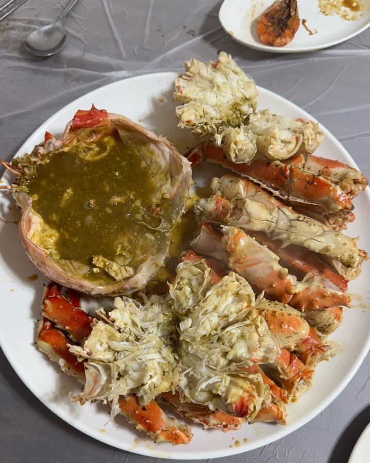 살이 꽉 찬 킹크랩