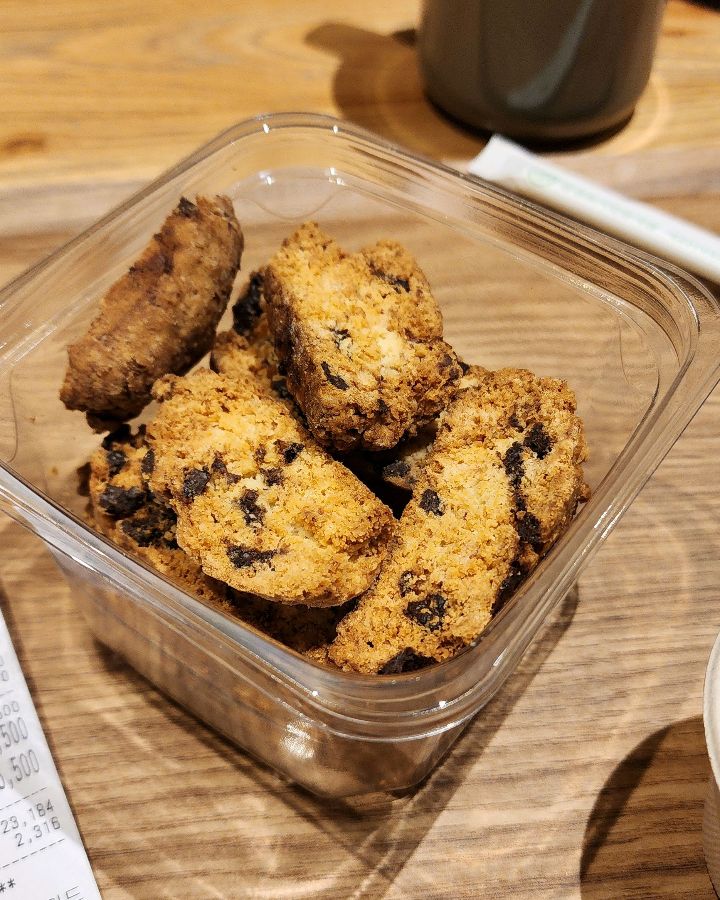 코코넛 바나나 비스킷