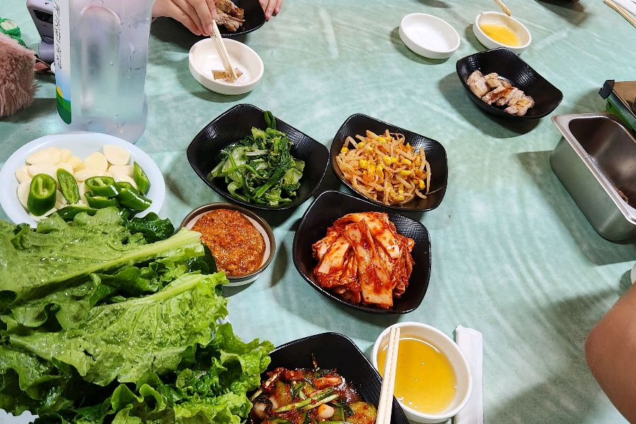 문정식당 밑반찬