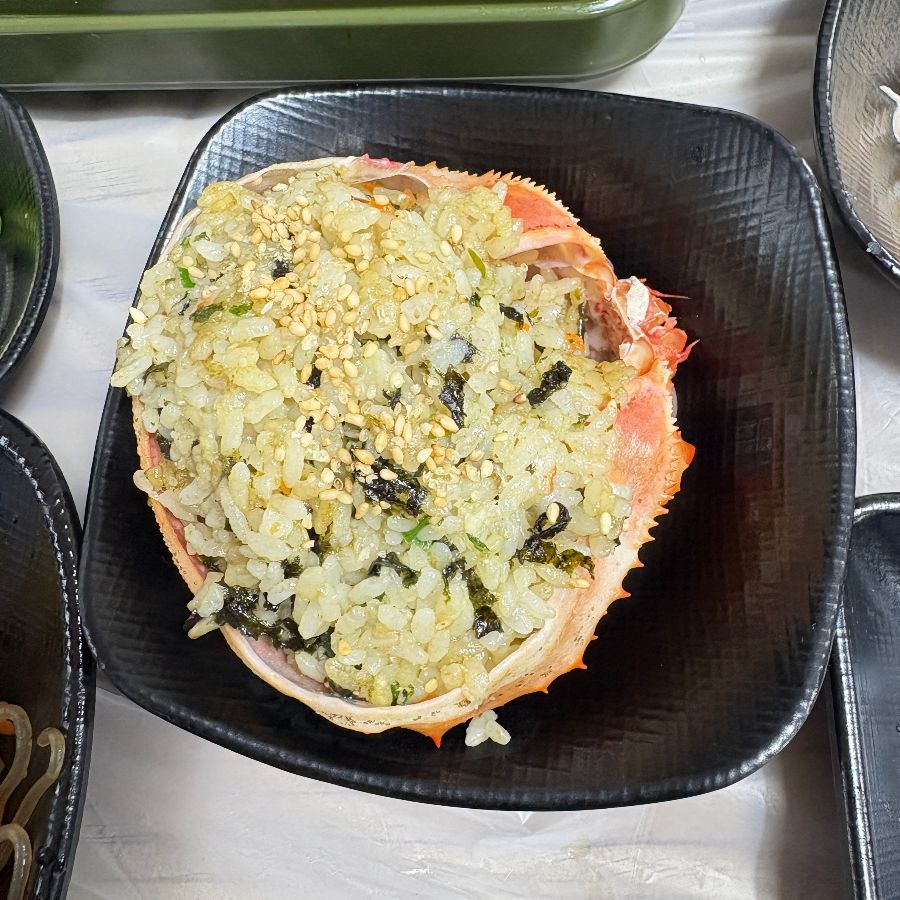 고소한 게딱지 볶음밥