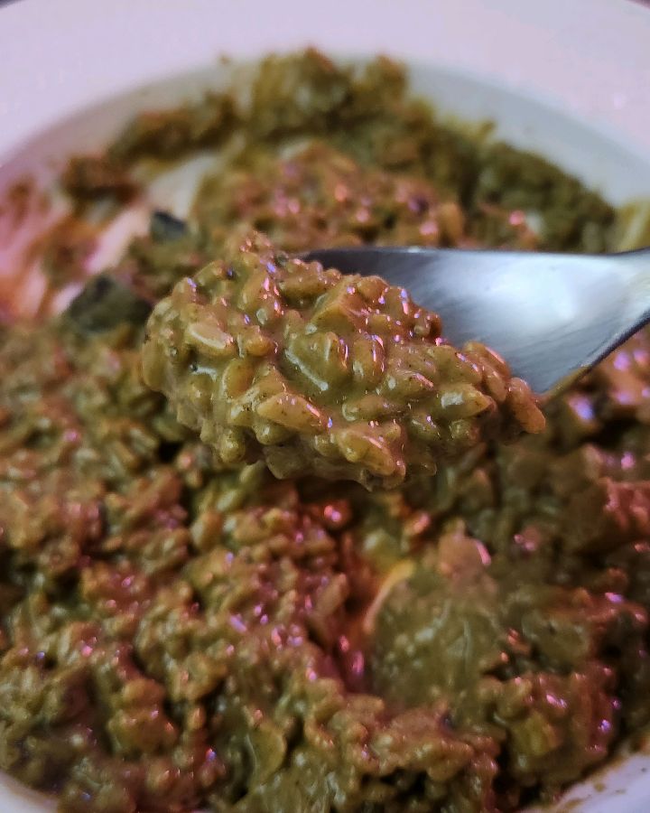 전복내장리조또 클로즈업