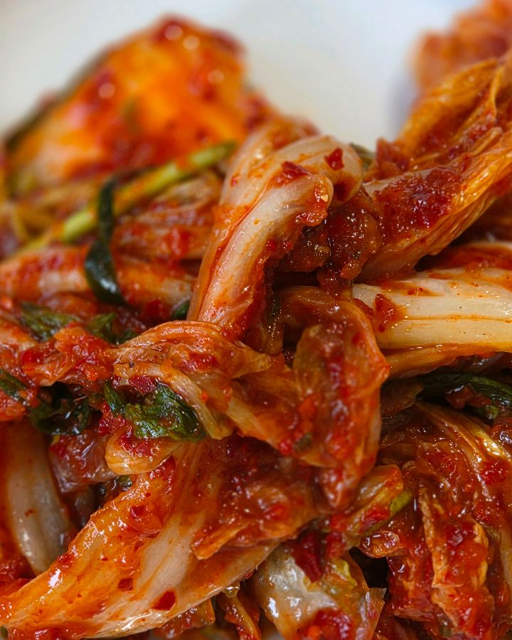 신선하고 아삭한 식감이 일품인 김치