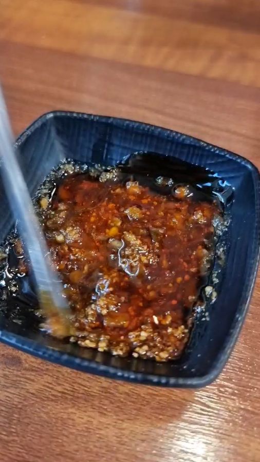 해장국에 넣어먹는 특제 소스