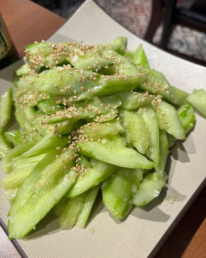 진양꼬치의 오이 탕탕이