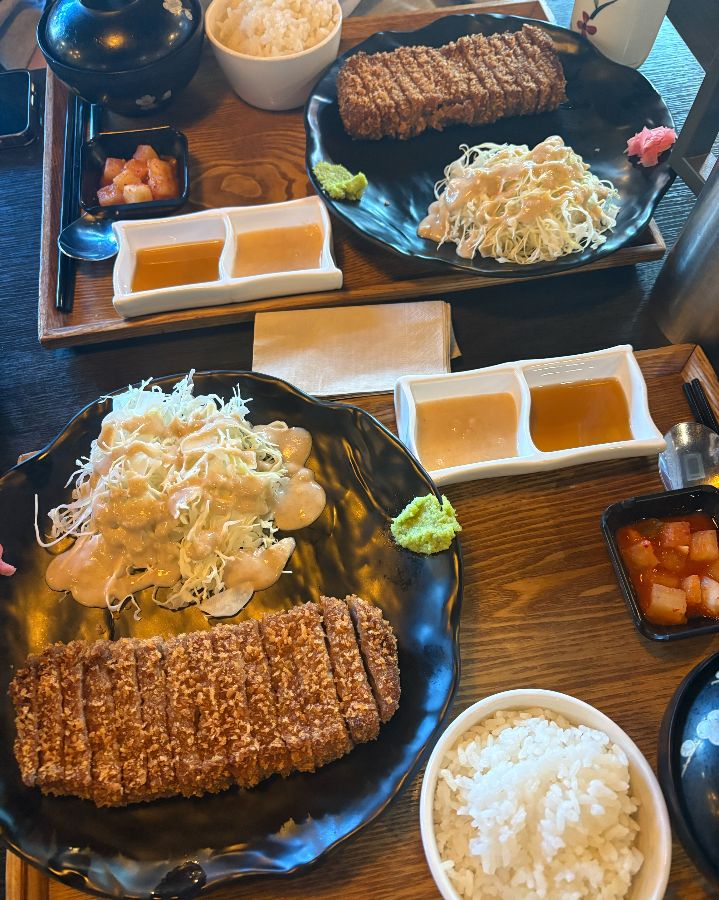 규카츠 정식 한 상 차림