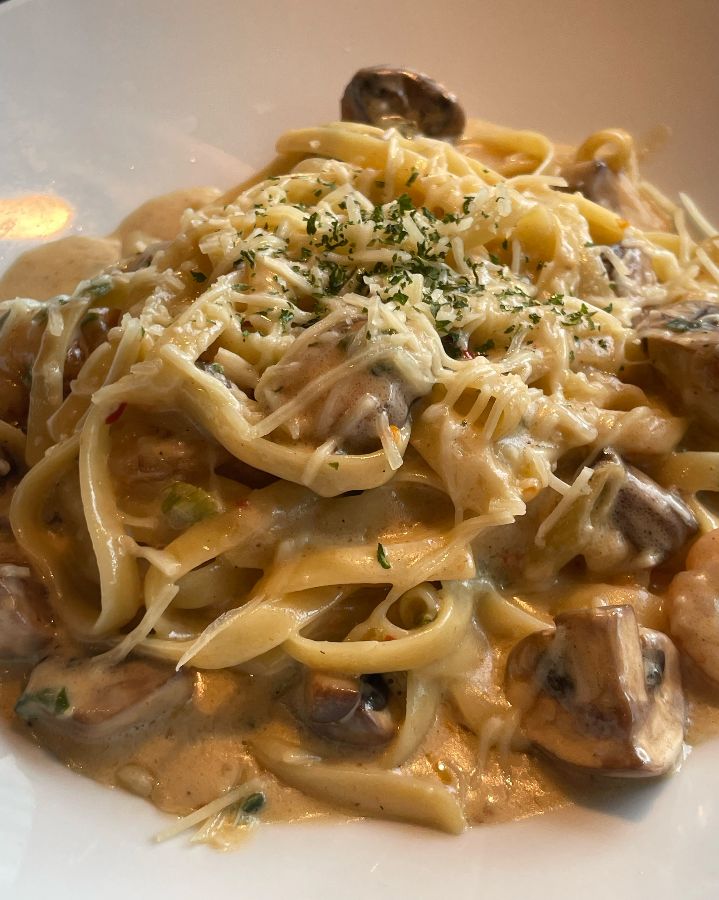 투움바 파스타 클로즈업