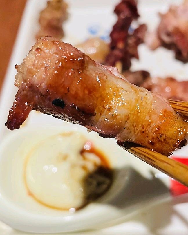 마요네즈 사당점의 꼬치 클로즈업