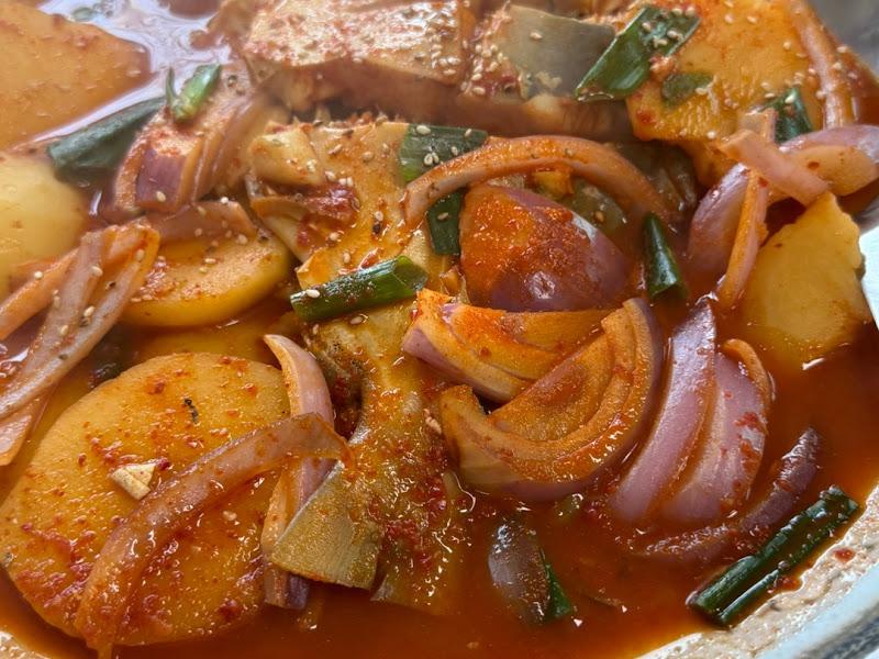 병어조림 클로즈업