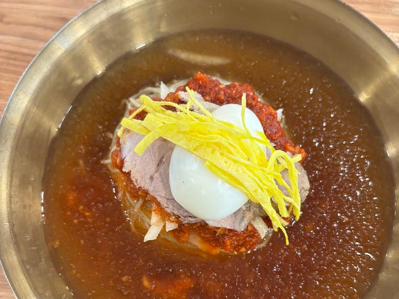 물밀면 클로즈업