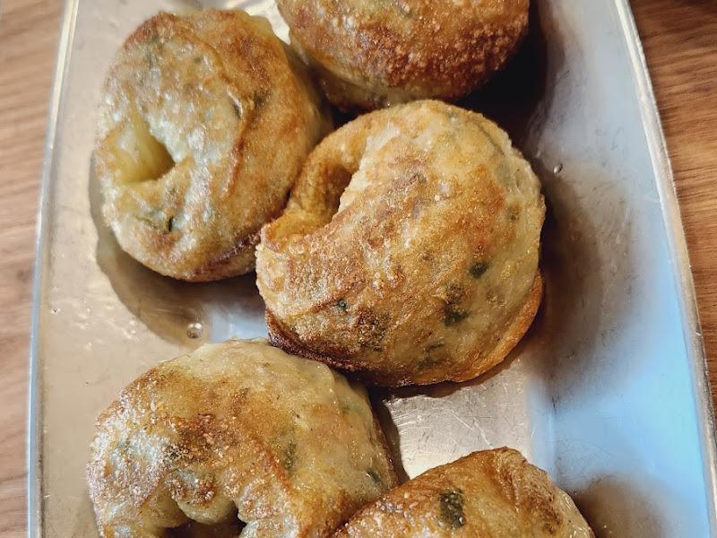 비빔만두 근접샷