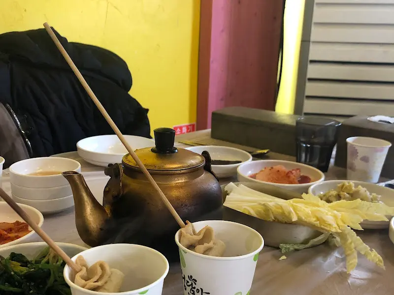 따뜻한 오뎅 국물과 꼬치